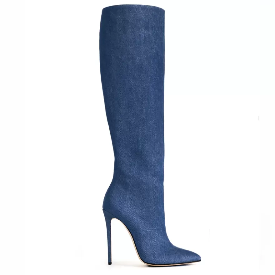 SHARLENE CALZATURE Boots-Stivale Blu – Cod. 39570 Jeans